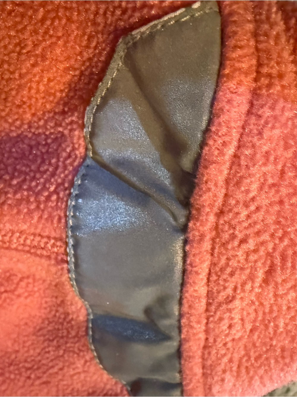 Patagonia Coral-Pink Fleece 1/4-Zip Pullover girls (12/large) - Picture 8 of 8